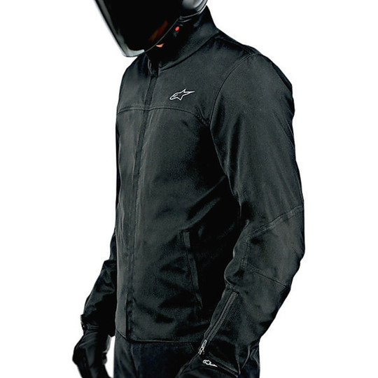 Fabric Motorcycle Jacket Alpinestar Verona Waterproof Black For