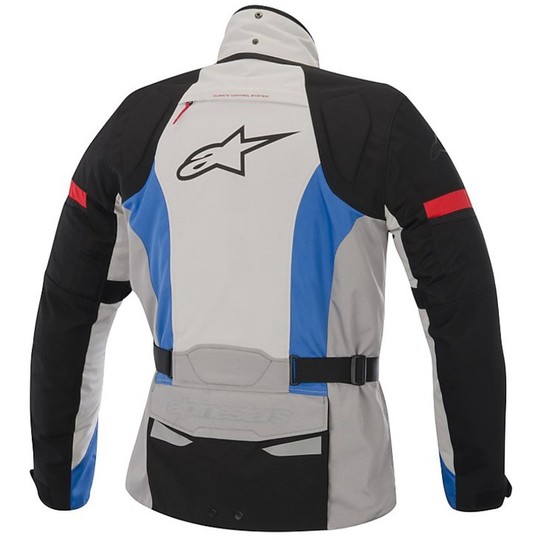 Fabric Motorcycle Jacket Alpinestars BOGOTA 'Drystar Jacket 2015 Grey Black Blue Red