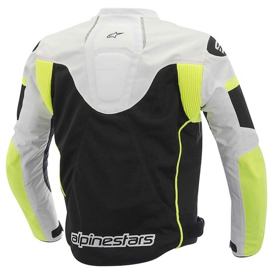 Fabric Motorcycle Jacket Alpinestars T-GP PLUS AIR JACKET R Black White