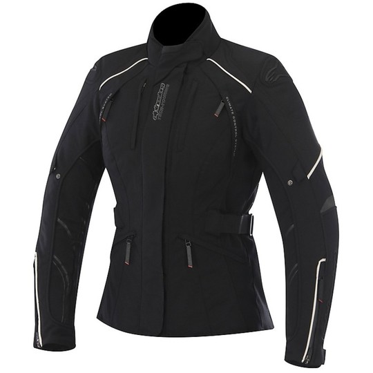 Fabric Motorcycle Jacket Alpinestars Women's Stella NEW LAND GORE-TEX Black