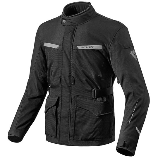 Fabric Motorcycle Jacket Rev'it ENTERPRISE Black