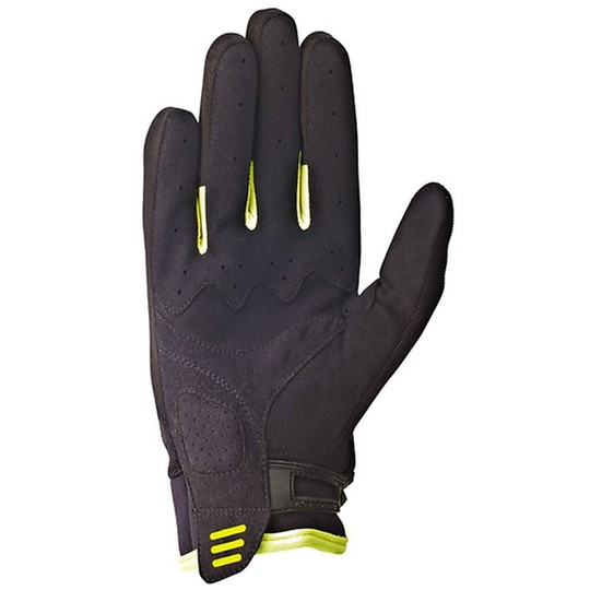 Fabric Summer Motorcycle Gloves Ixon RS Lift Hp Black / Yellow