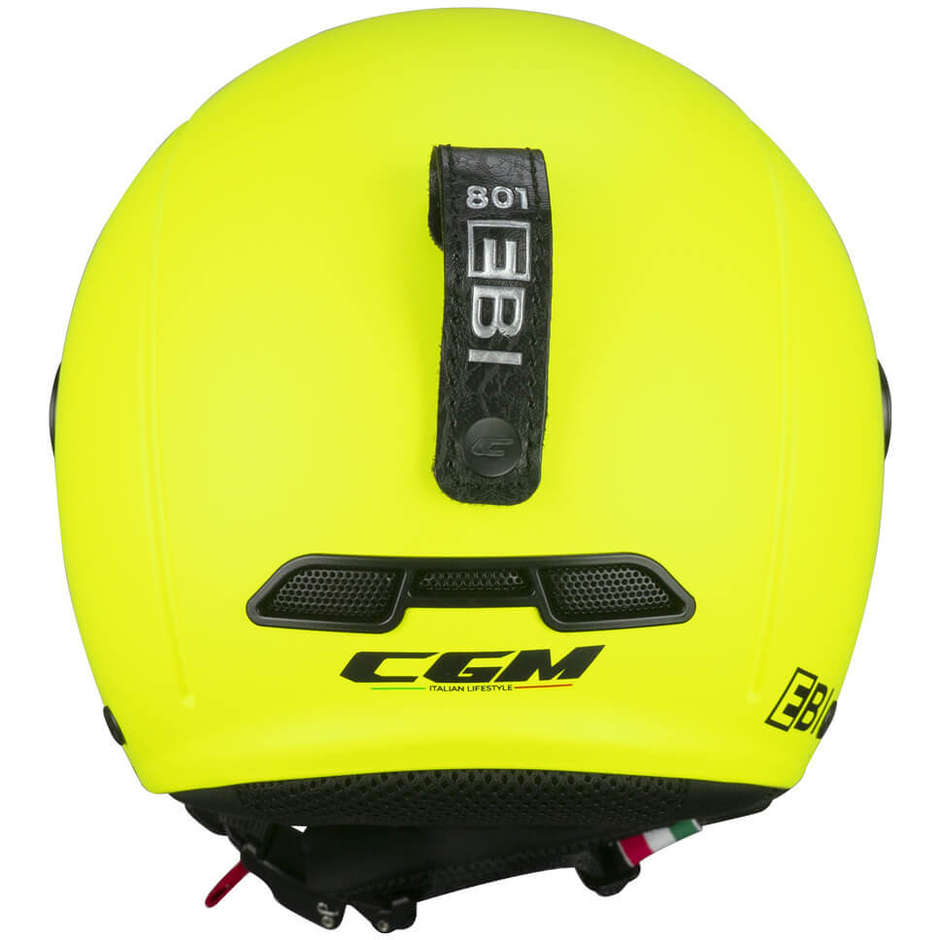 Fahrrad- und Skihelm CGM 801a EBI MONO Matt Fluo Gelb