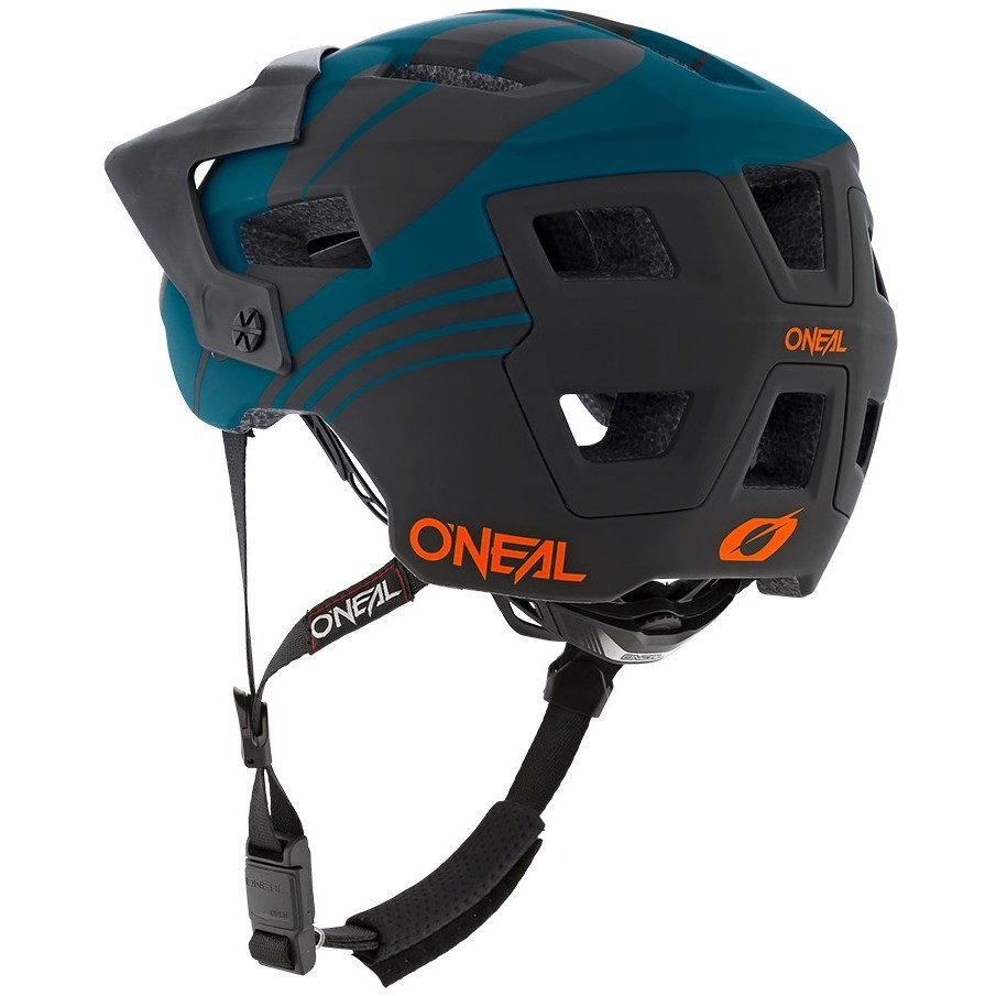 Fahrradhelm Oneal Mtb eBike Defender Nova Schwarz Pertolio Orange