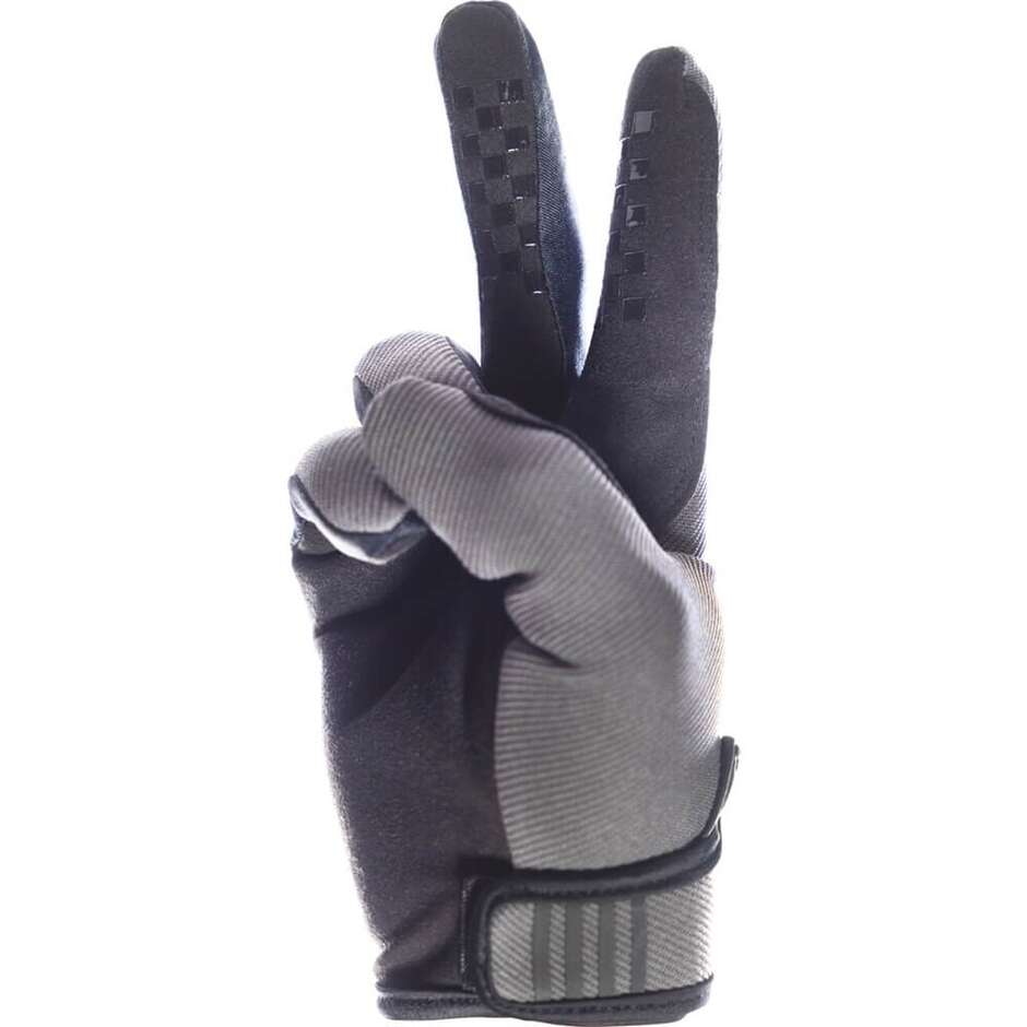 Fasthouse Carbon Eternal Cross Motorcycle Gloves Grey