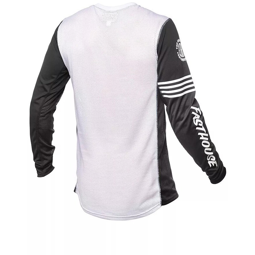 FASTHOUSE GRINDHOUSE 24.1 KNOX BLACK/WHITE Motocross Jersey