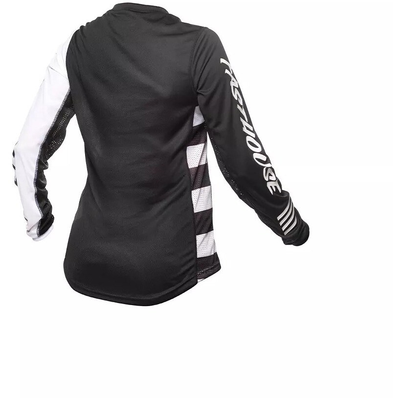 FASTHOUSE GRINDHOUSE 24.1 PARADISE Women's Motocross Jersey, White/Black