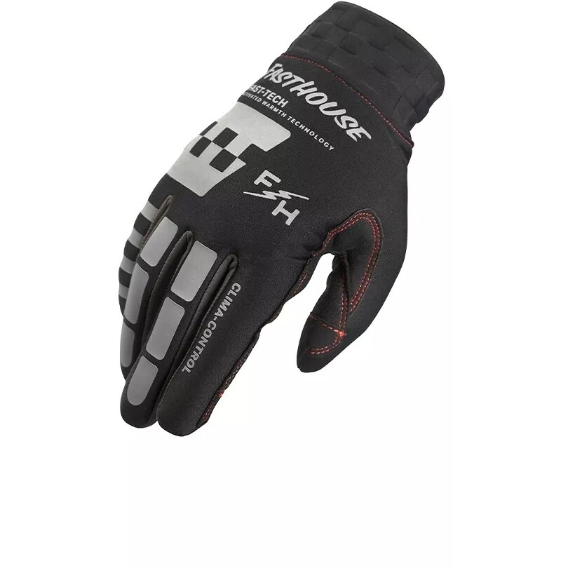 Fasthouse Toaster Cross Motorcycle Gloves Black