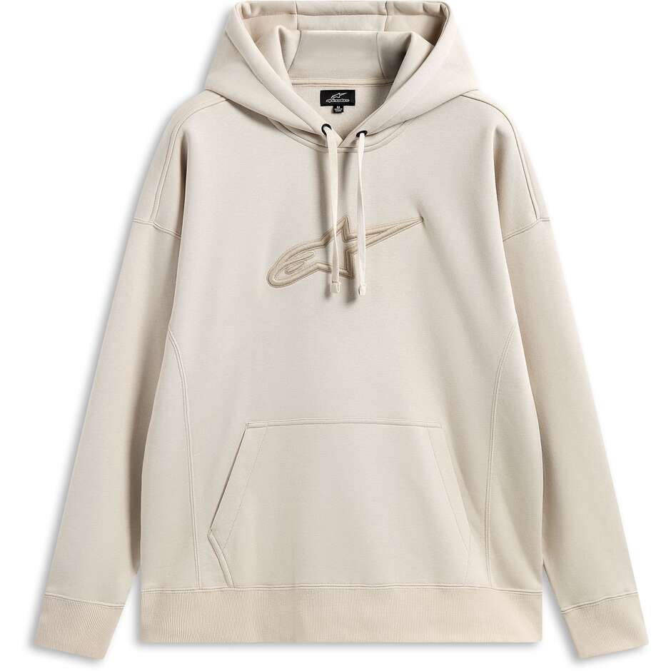 Felpa EMERGENT OVERSIZED Bianco taglia L