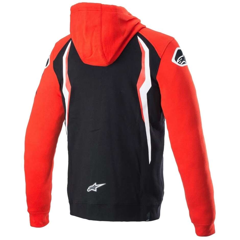 Felpa Alpinestars HONDA ZIP Rosso/Nero