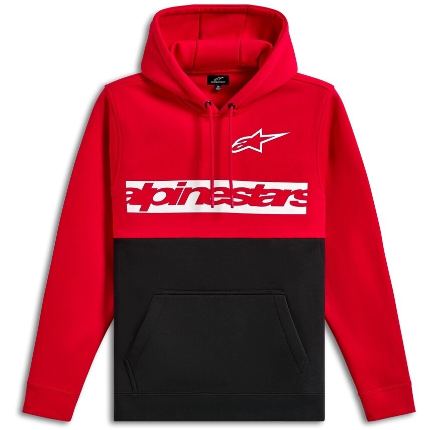 Felpa Alpinestars PARALLEL Rosso/Nero