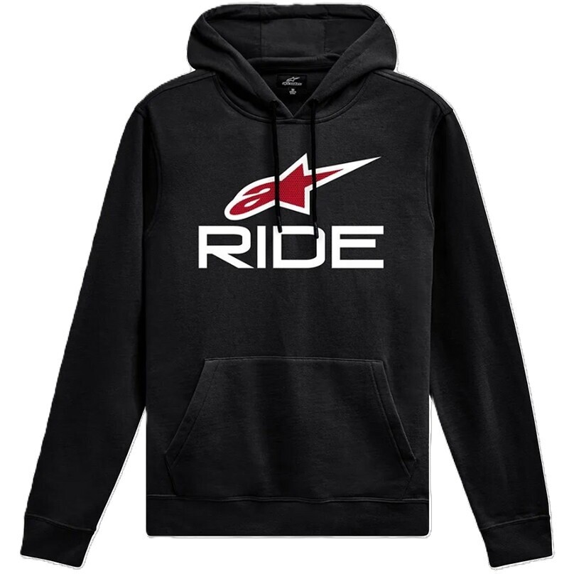 Felpa Alpinestars RIDE V3 Nero/Bianco/Rosso