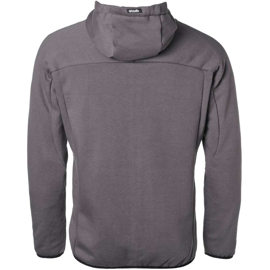 Felpa Casual GMS Aras Zip Grigio 