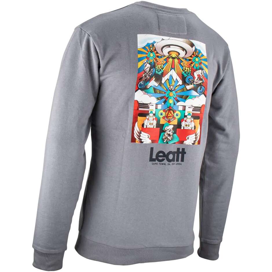 Felpa Leatt SWEATSHIRT CORE TITANIUM Grigio