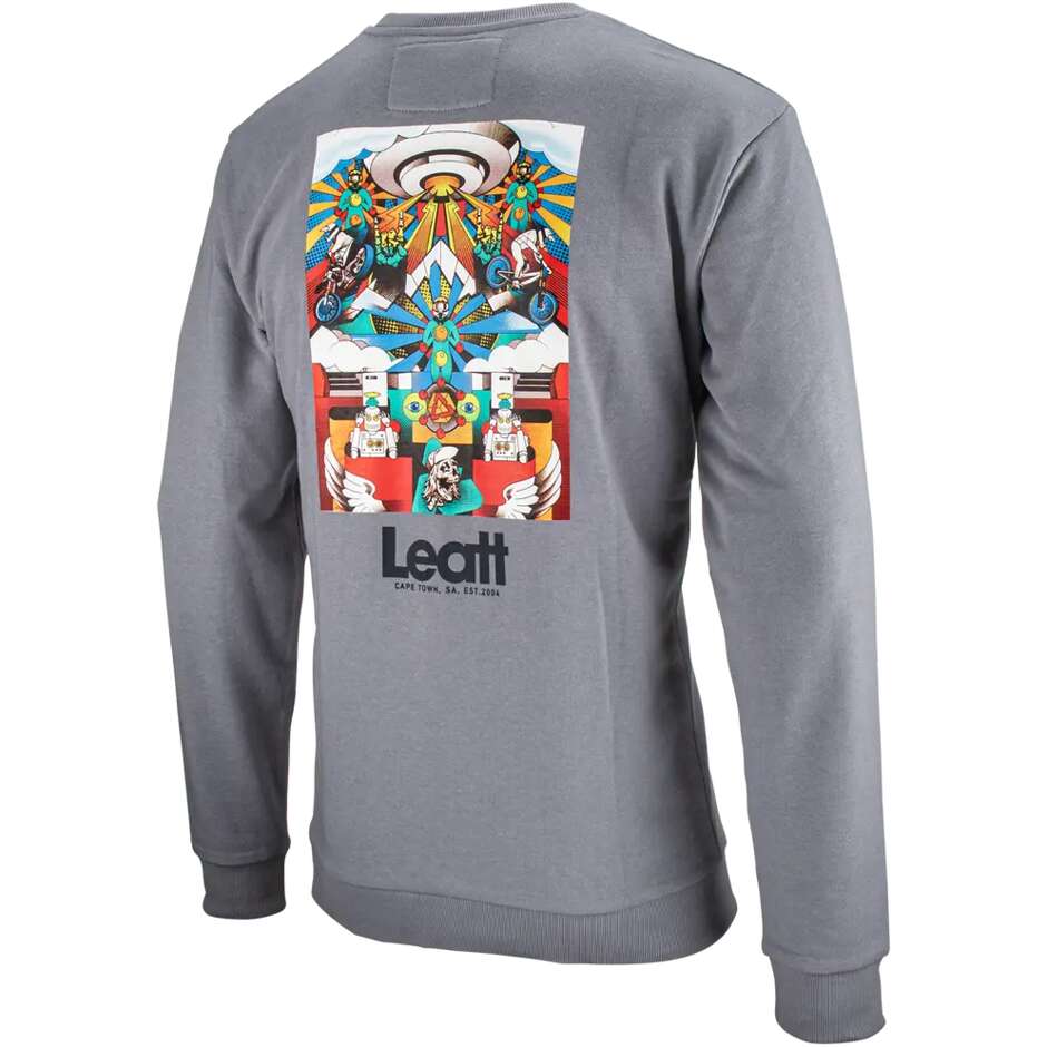 Felpa Leatt SWEATSHIRT CORE TITANIUM Grigio