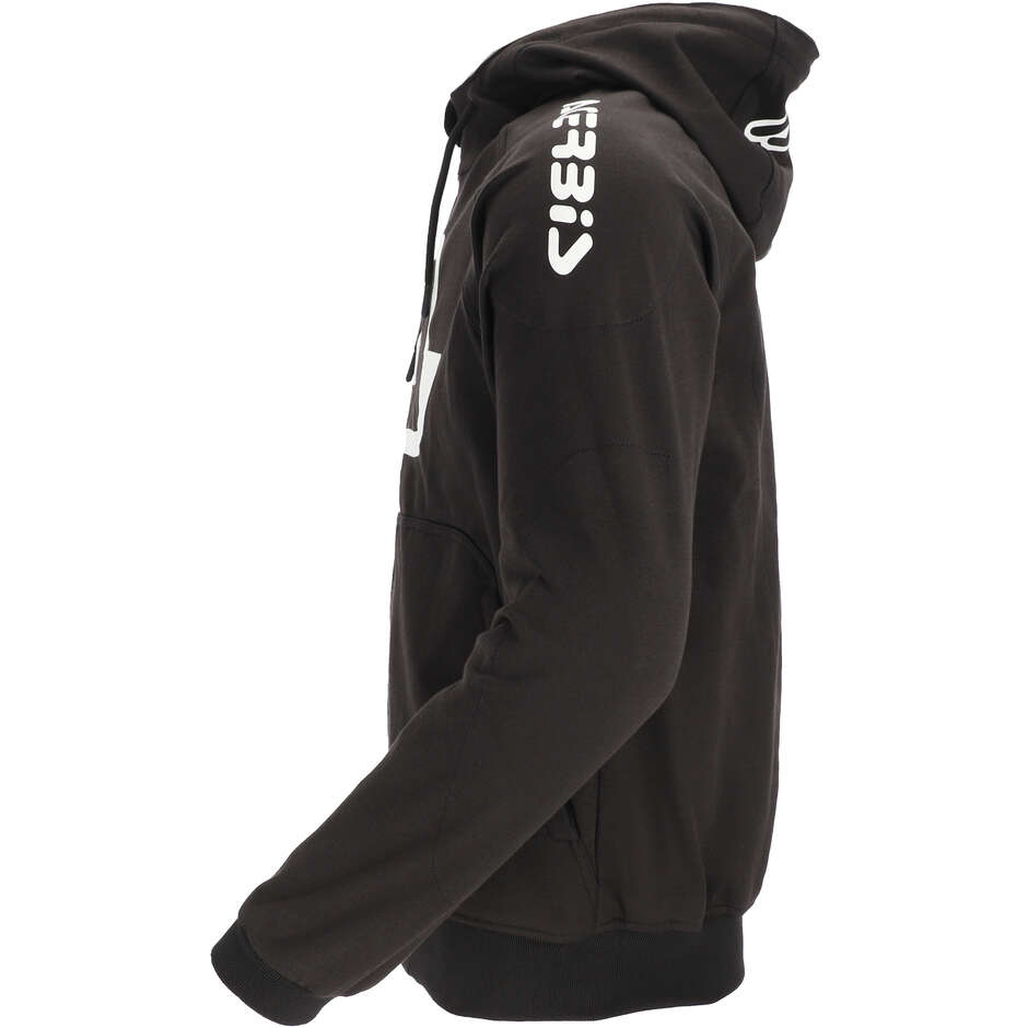 Felpa Moto ACERBIS FLY Nero/Bianco
