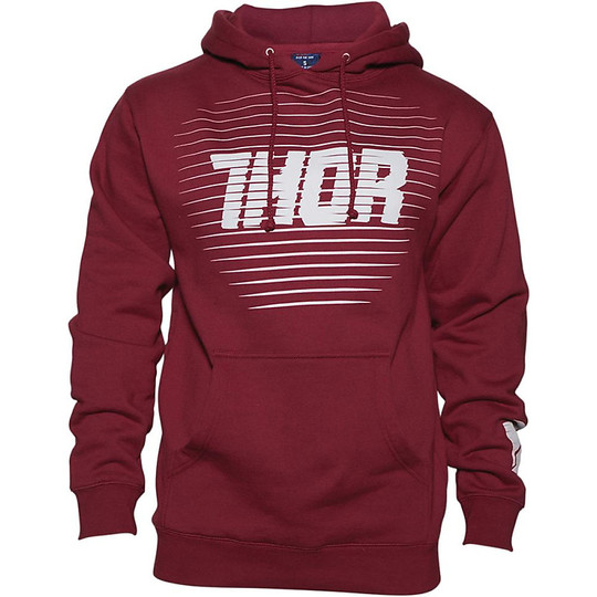 Felpa Tecnica Thor MX Chase pull over Rosso