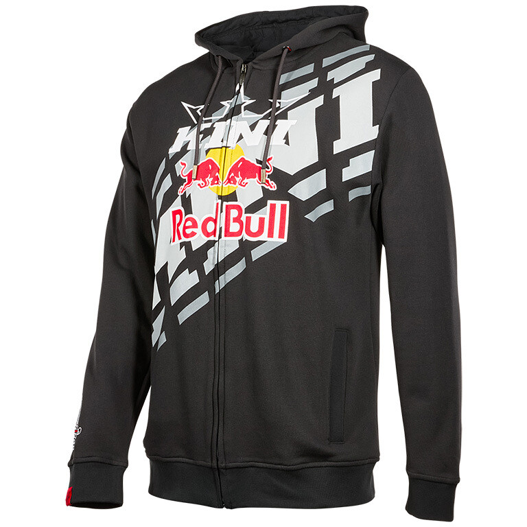 Felpa Zip Kini Red Bull 1.0 Antracite taglia M