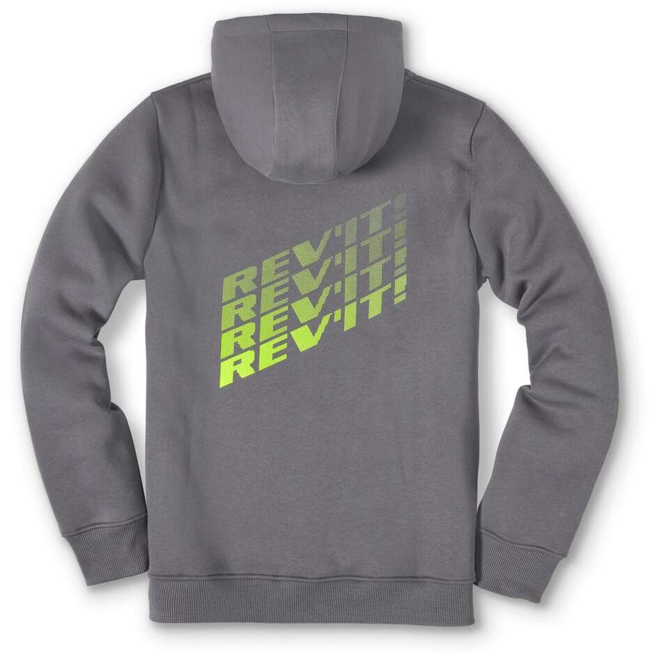 Felpe Moto Rev'it con cappuccio Felix Grigio Scuro