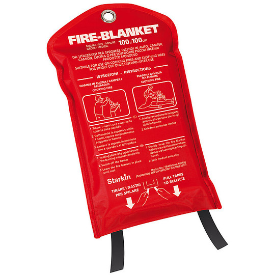 Fireproof Blanket Extinguish Fire Lampa 68065 100x100 cm