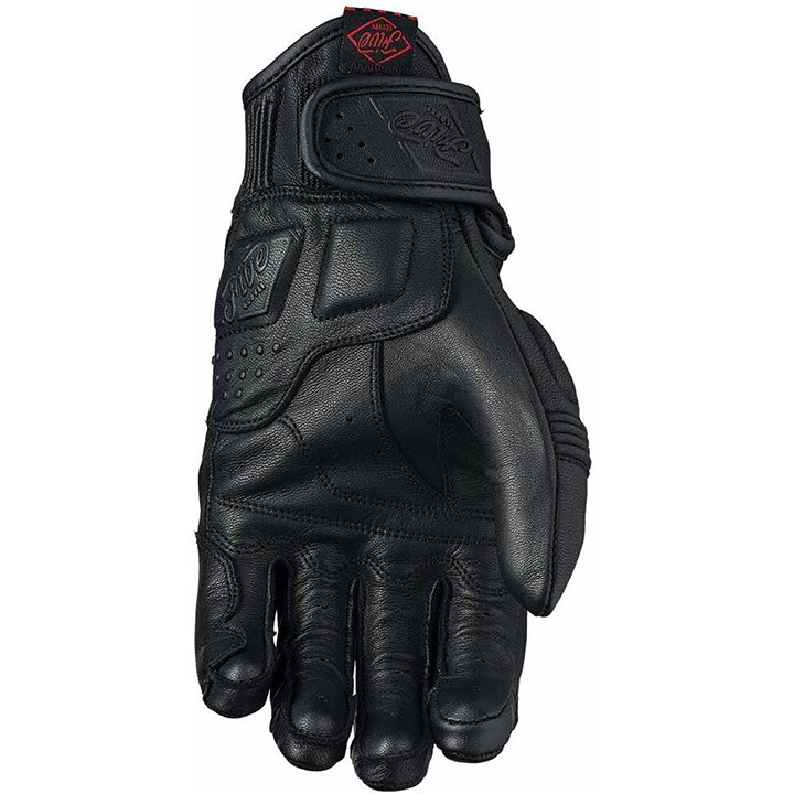 Five KANSAS Motorcycle Gloves Black