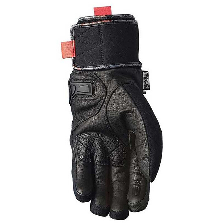 Five WFX CITY GTX Short Black Motorcycle Gloves