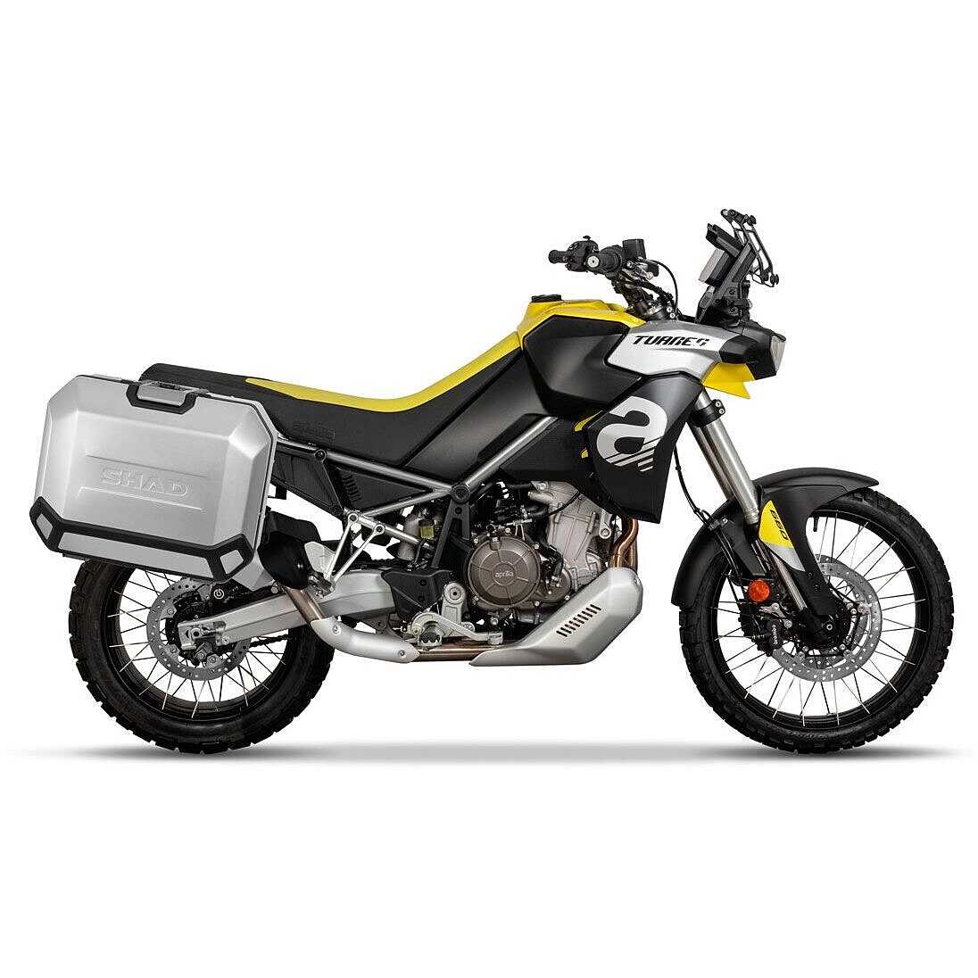 Fixations De Valises Latérales Système Shad 4p Spécifiques Pour APRILIA TUAREG 660 (2021-23 - 9