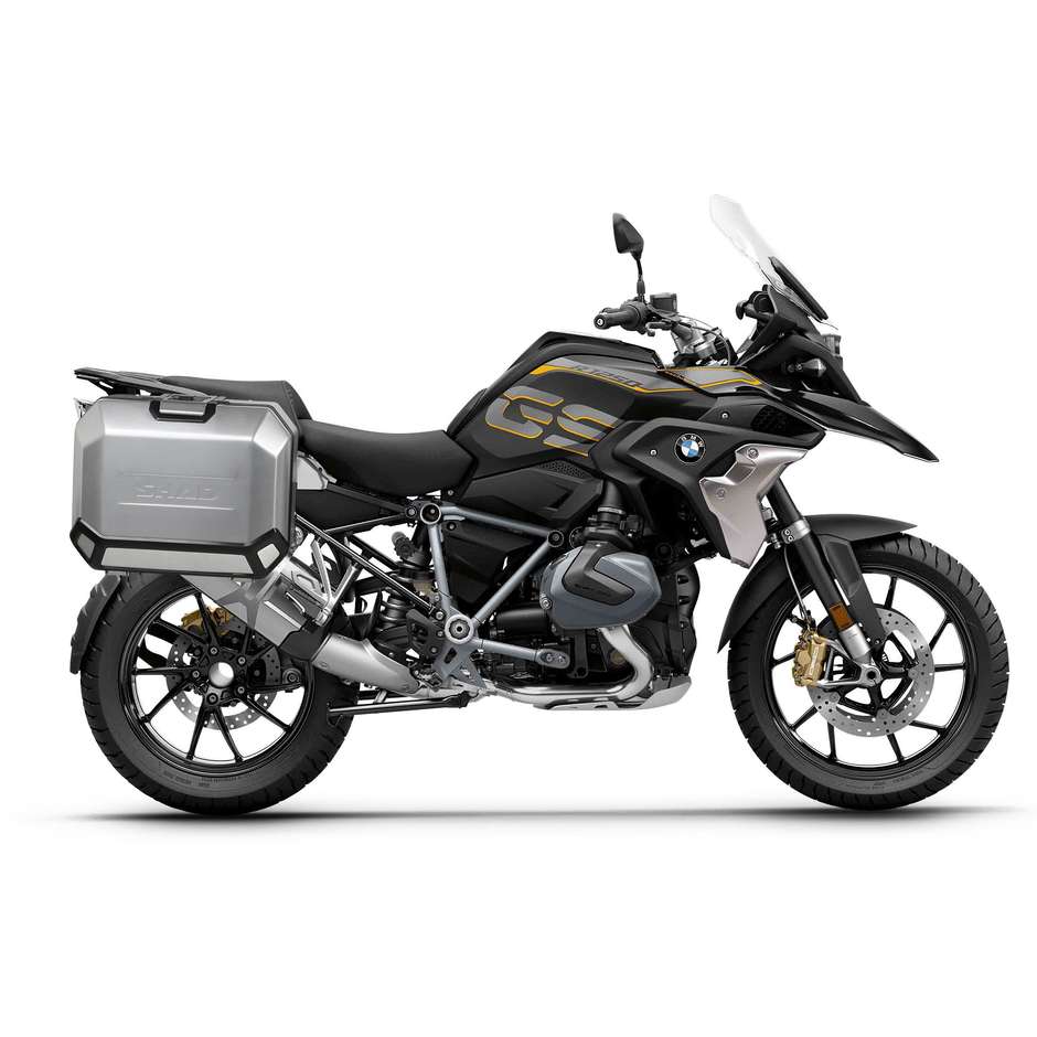 Fixations de valises latérales système SHAD 4p pour BMW R 1200 GS (2013-19); R 1200 GS ADV (2013-18); R 1250 GS (2019-24); R 1250 GS ADV (2019-25)