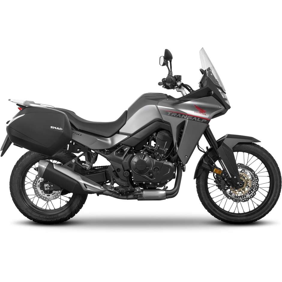 Fixations spécifiques pour valises latérales SHAD 3p System pour Honda TRANSALP 750 (2023-25)