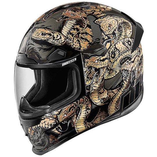 Fixed Helm Motorcycle Helmet Icon Airframe Pro Cottonmounth