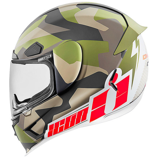 Fixed Integral Helmet Icon Airframe Pro Deployed