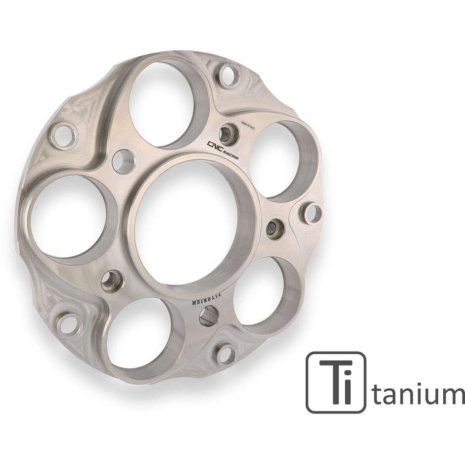 Flangia parastrappi 5 fori FC212 Ducati - TITANIO CNC Racing Titanio