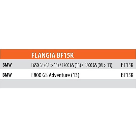 Flangia Per Borsa Tanklock Kappa BF15K 