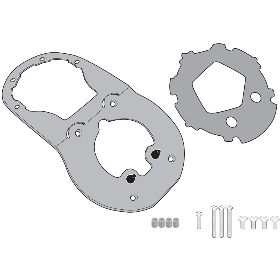 Flangia per borse serbatoio TankLock, TanklockED Givi BF69 Per TRIUMPH Tiger Sport 660 (22 - 24)