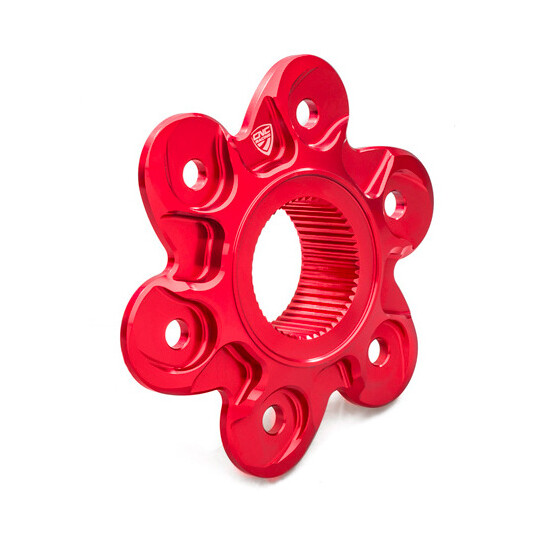 Flangia portacorona FL501 Ducati Rosso taglia unica