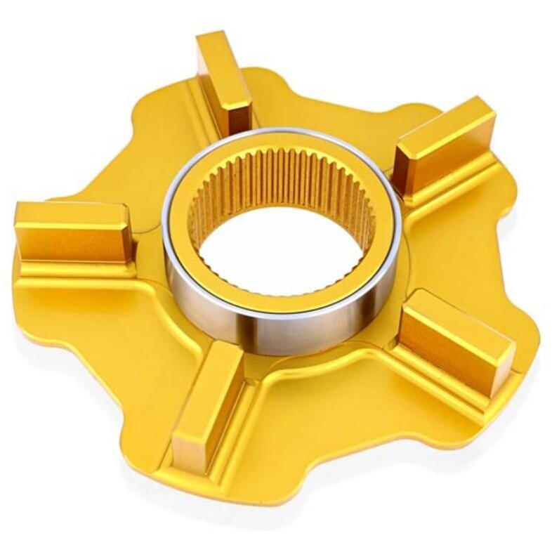 FLANGIA PORTACORONA FL505 MV AGUSTA BICOLORE CNC Racing Oro Argento