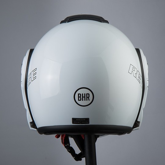 Flip-Up Motorcycle Helmet BHR 807 REVERSE White