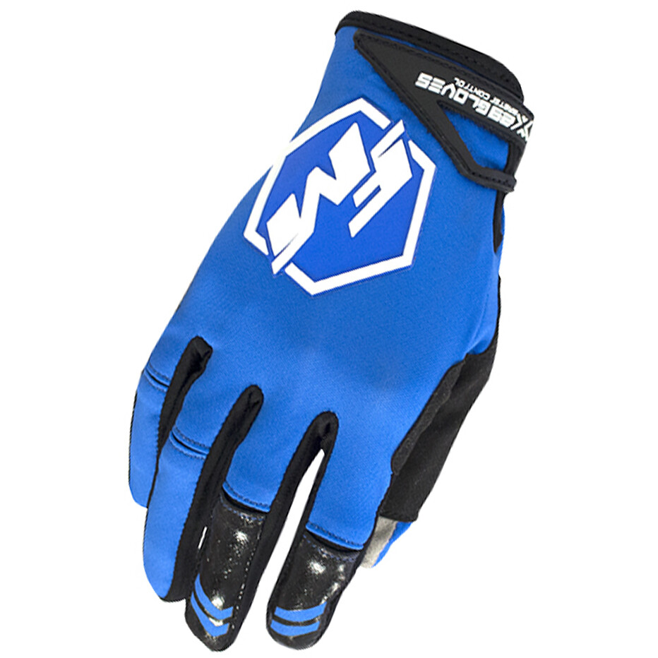 FM Racing X29 HERO Blue Cross Enduro Motorcycle Gloves