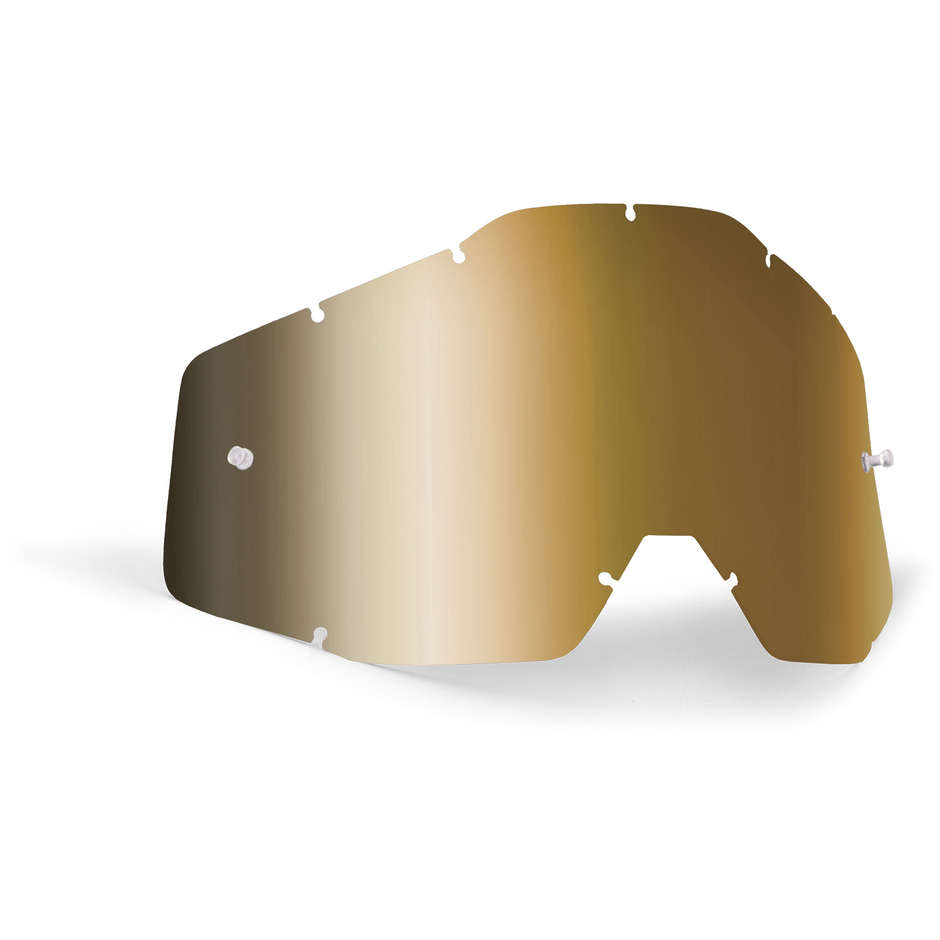 FMF POWERBOMB-POWERCORE Gold Mirror Anti-fog Lens