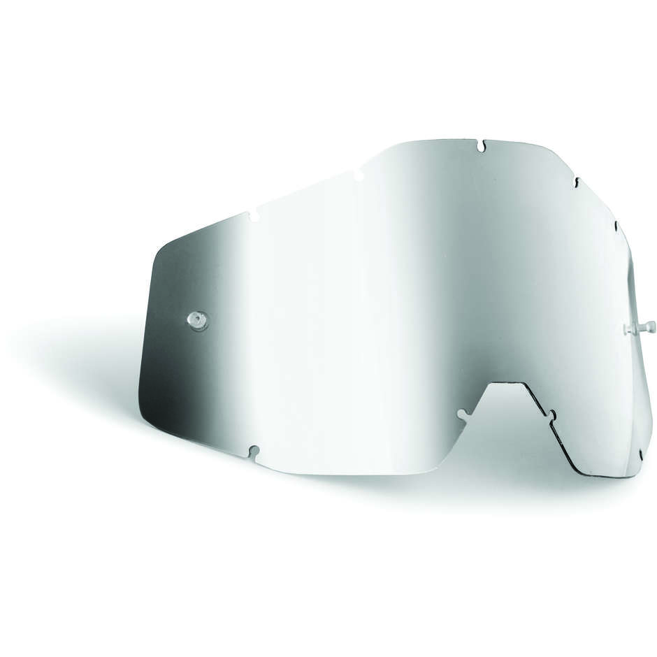 FMF POWERBOMB-POWERCORE Silver Mirror Anti-fog Lens