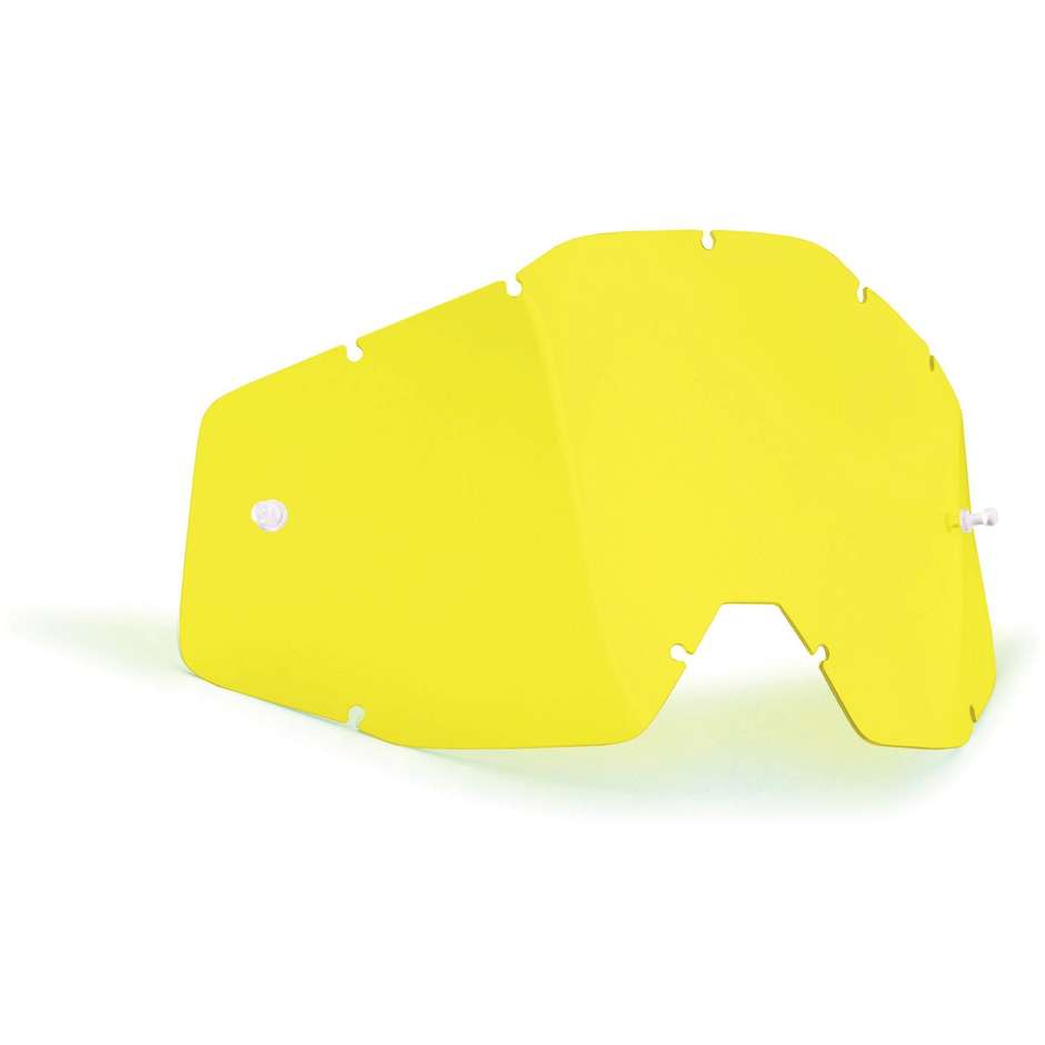 FMF POWERBOMB-POWERCORE Yellow Anti-fog Lens