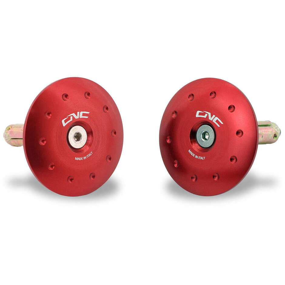 Footrest caps Aprilia 660 CNC Racing TT363 Red