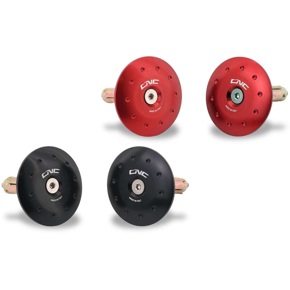 Footrest caps Aprilia 660 CNC Racing TT363 Red