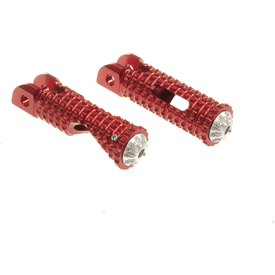 Footrest for original Ducati MV Agusta CNC Racing PC110 rider footrests Red
