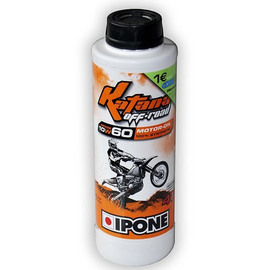 For motorcycles Ipone Oil Off Road Katana 100% Synthetic 10W50