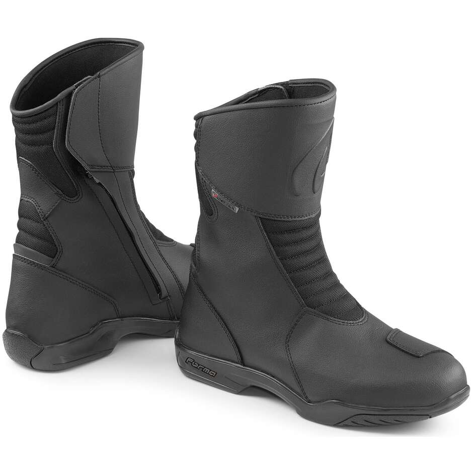 Forma ARBO Dry Schwarz Wasserdichte Touring Motorradstiefel