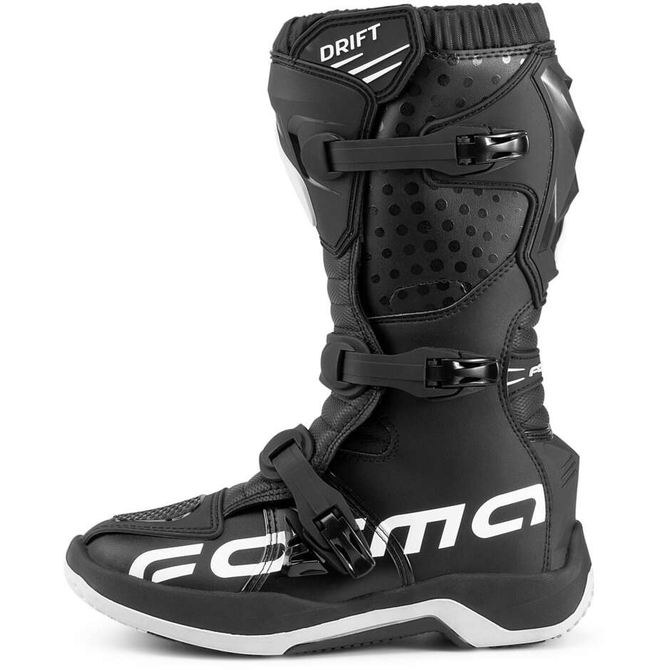 Forma DRIFT Kids MX Trial Motorcycle Boots Black