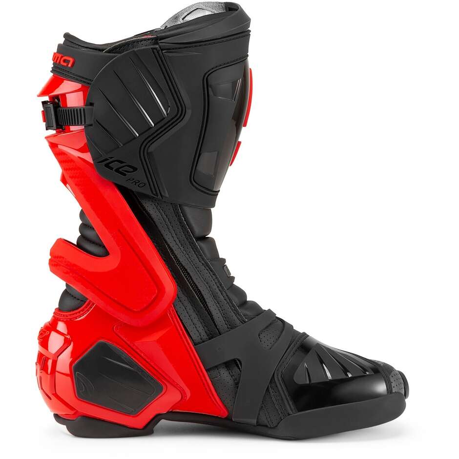 Forma ICE PRO Flow Racing Motorcycle Boots Red Black