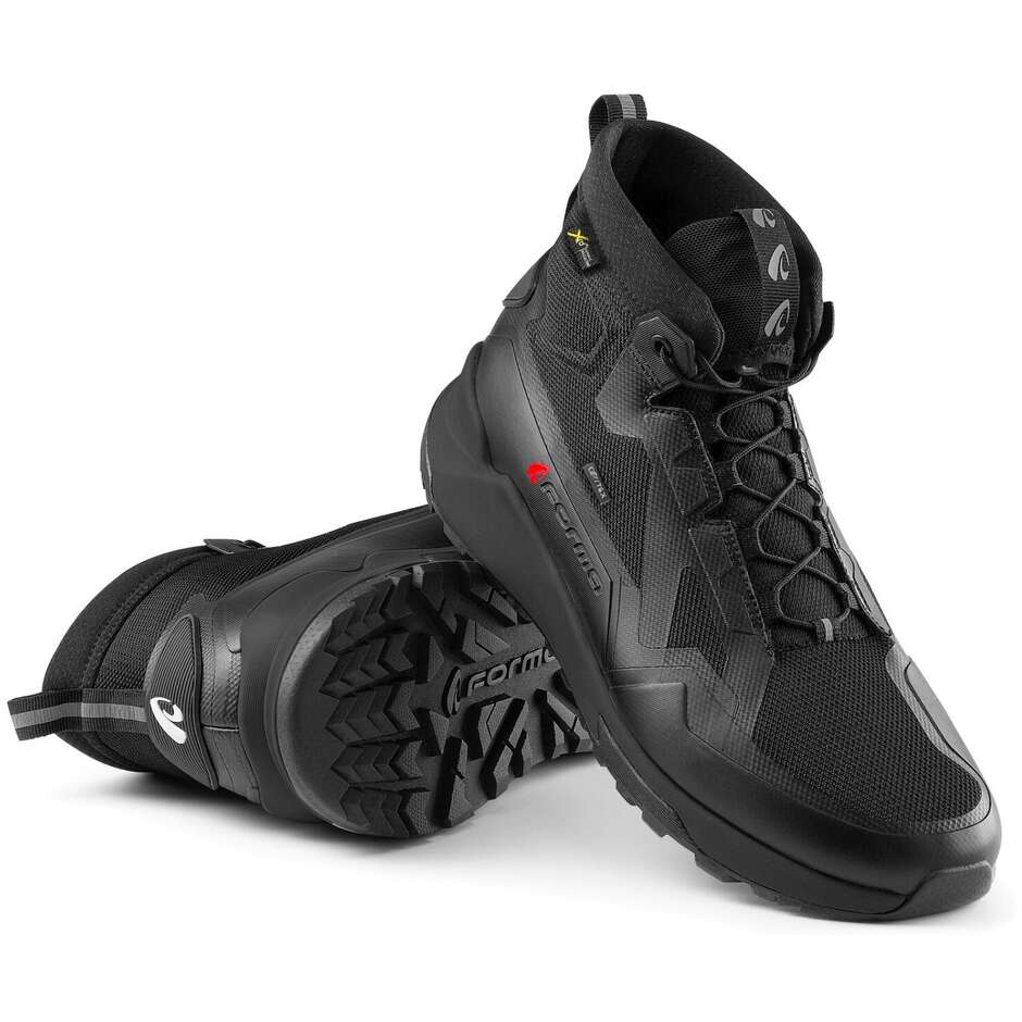 Forma KUMO Dry Motorradschuhe Schwarz Schwarz