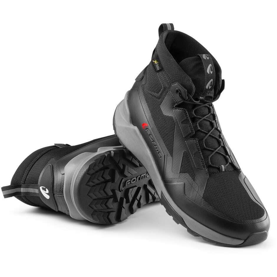 Forma KUMO Motorradschuhe Schwarz